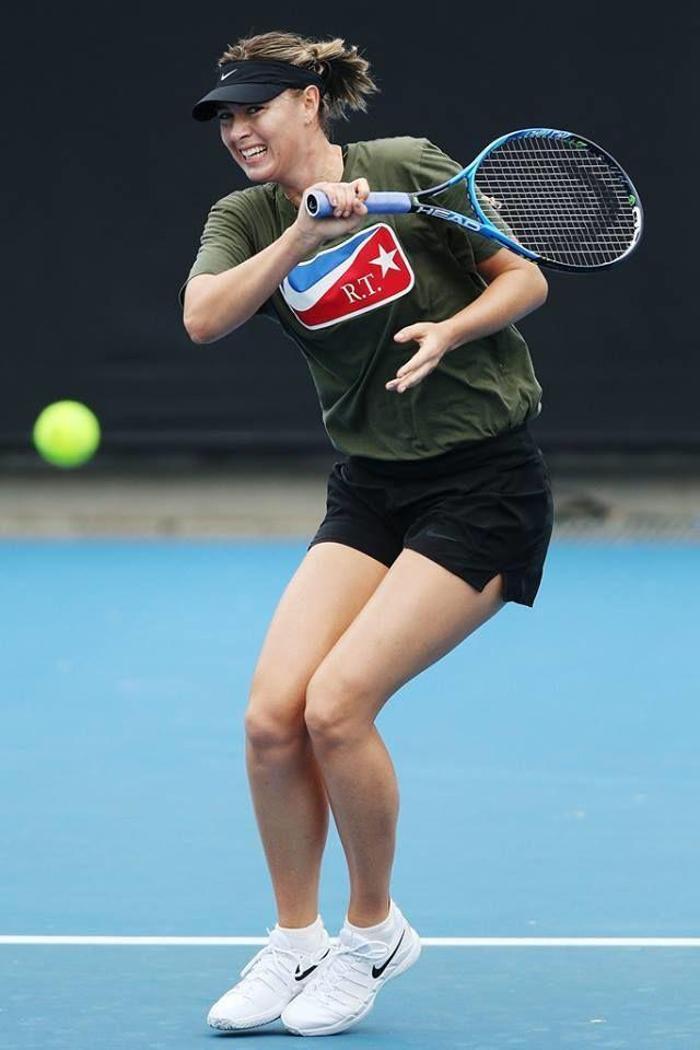 Maria Sharapova Avustralya Açık hazırlıklarına başladı