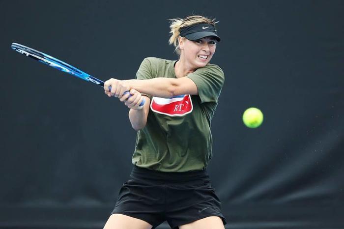 Maria Sharapova Avustralya Açık hazırlıklarına başladı