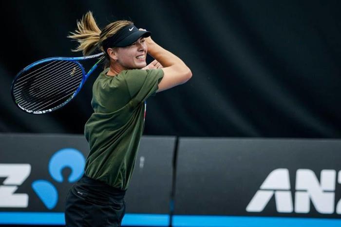 Maria Sharapova Avustralya Açık hazırlıklarına başladı