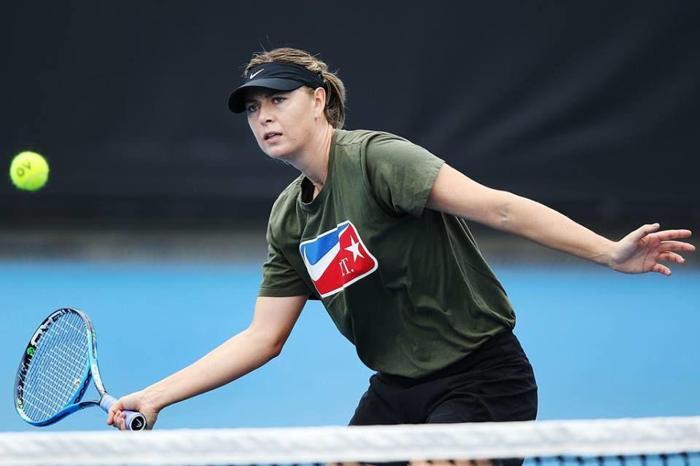 Maria Sharapova Avustralya Açık hazırlıklarına başladı