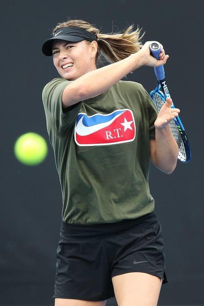 Maria Sharapova Avustralya Açık hazırlıklarına başladı