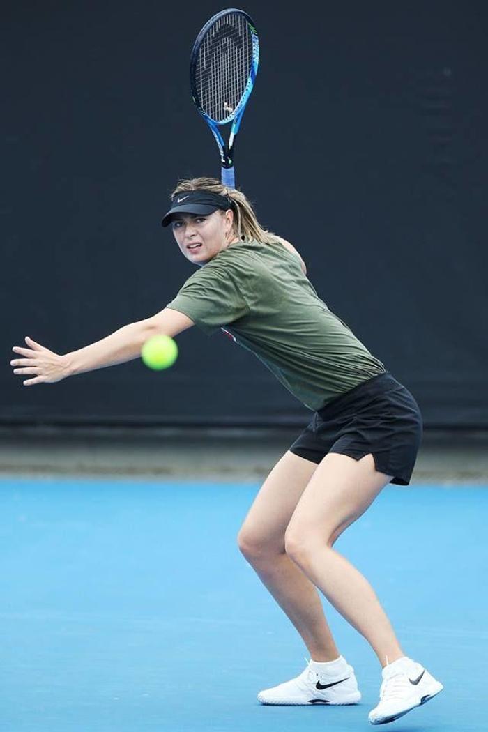 Maria Sharapova Avustralya Açık hazırlıklarına başladı