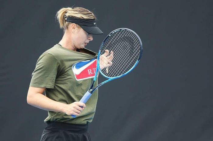 Maria Sharapova Avustralya Açık hazırlıklarına başladı