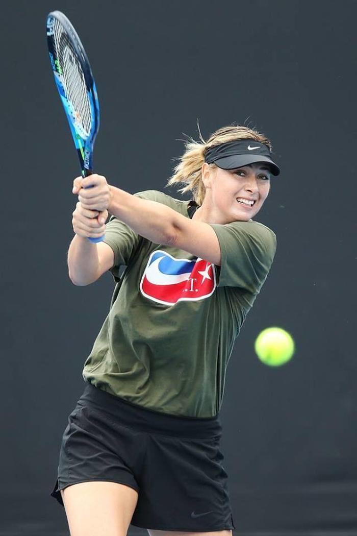 Maria Sharapova Avustralya Açık hazırlıklarına başladı