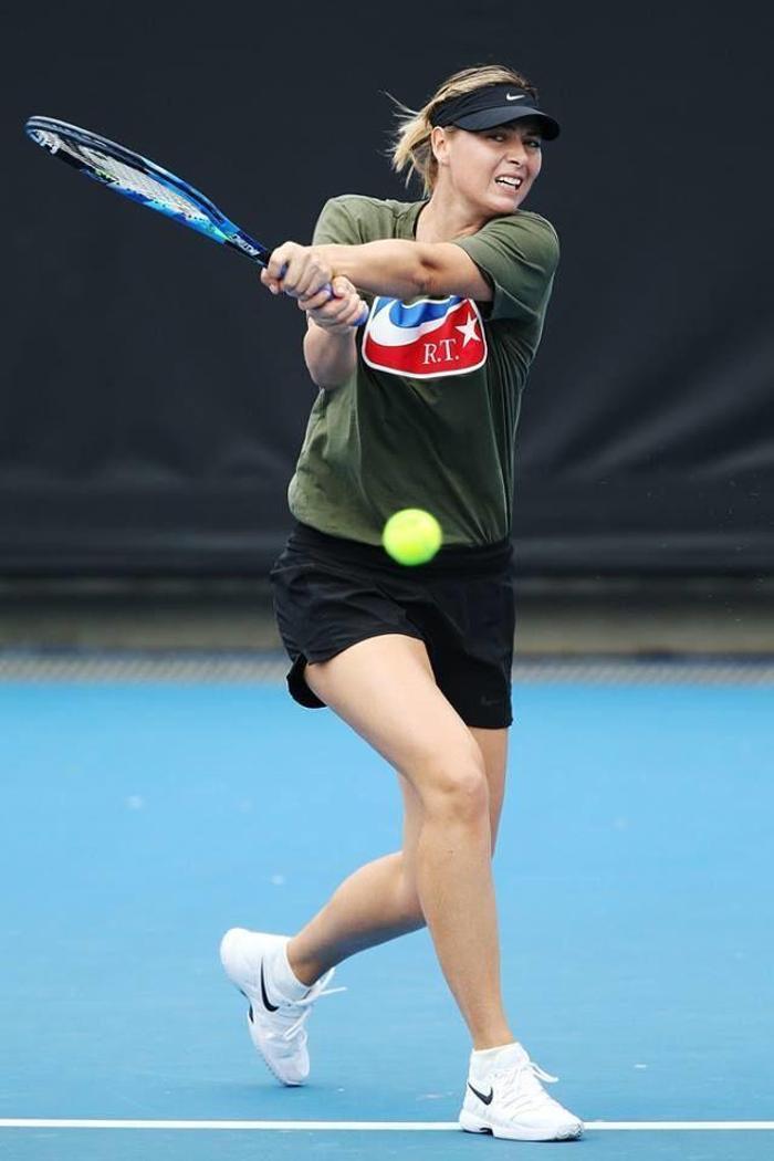 Maria Sharapova Avustralya Açık hazırlıklarına başladı