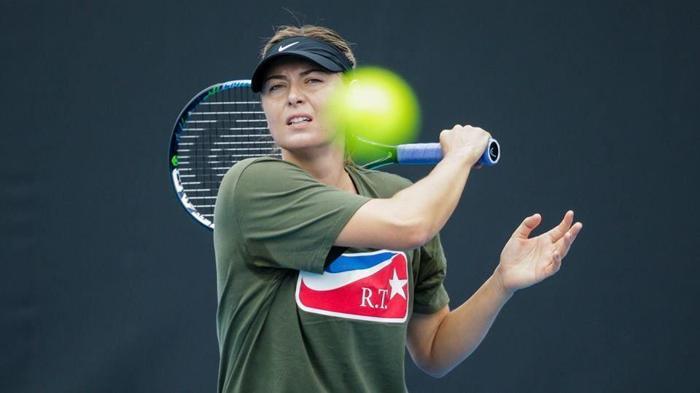 Maria Sharapova Avustralya Açık hazırlıklarına başladı