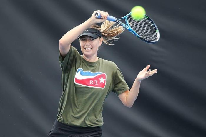 Maria Sharapova Avustralya Açık hazırlıklarına başladı