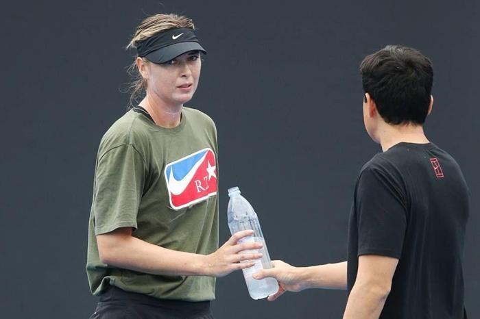 Maria Sharapova Avustralya Açık hazırlıklarına başladı