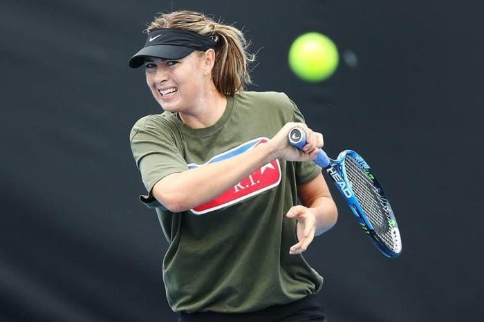 Maria Sharapova Avustralya Açık hazırlıklarına başladı