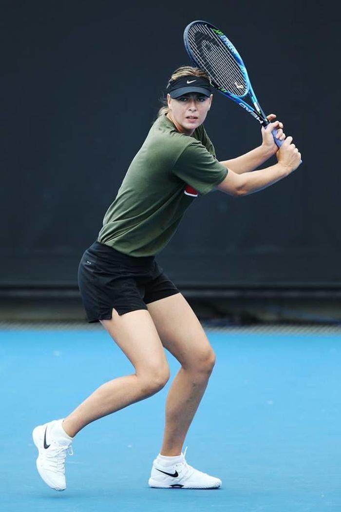 Maria Sharapova Avustralya Açık hazırlıklarına başladı