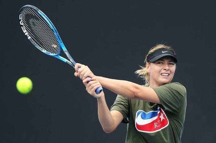 Maria Sharapova Avustralya Açık hazırlıklarına başladı