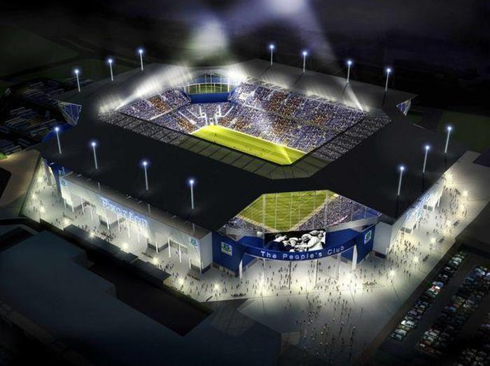 İşte Cenk Tosunun takımı Evertonın yeni stadyumu