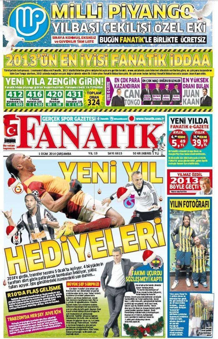 Son 10 yılda FANATİKin 1 Ocak kapakları