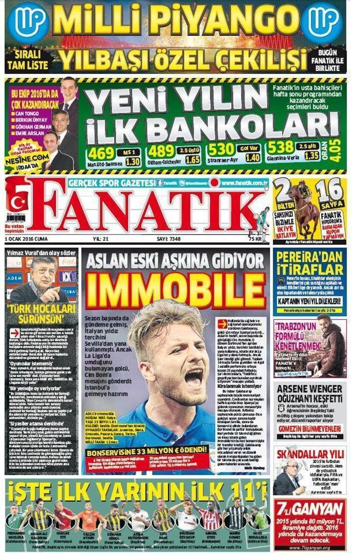 Son 10 yılda FANATİKin 1 Ocak kapakları