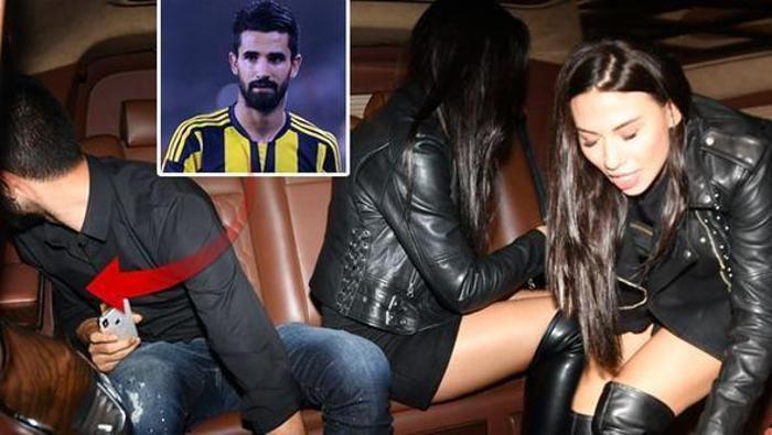 Fenerbahçeli futbolcu fena yakalandı