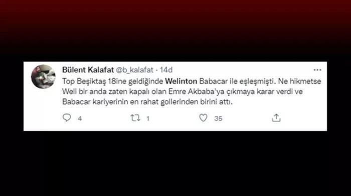 Beşiktaşlı taraftarlardan Welintona tepki