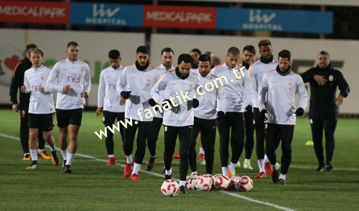 Galatasaray antrenmanında dikkat çeken detay