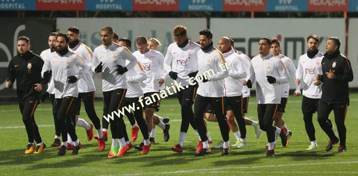 Galatasaray antrenmanında dikkat çeken detay