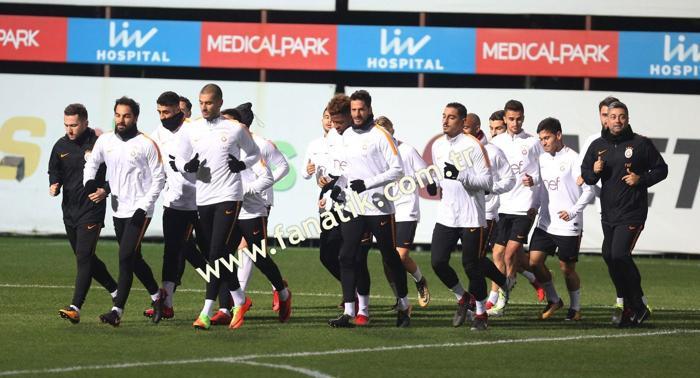 Galatasaray antrenmanında dikkat çeken detay