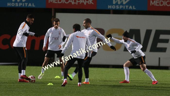 Galatasaray antrenmanında dikkat çeken detay