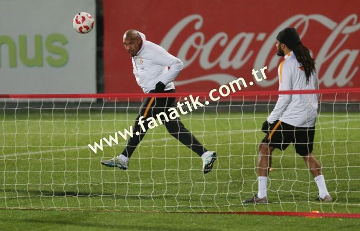 Galatasaray antrenmanında dikkat çeken detay