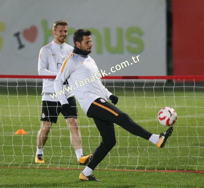 Galatasaray antrenmanında dikkat çeken detay
