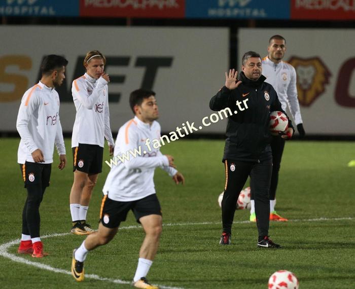 Galatasaray antrenmanında dikkat çeken detay