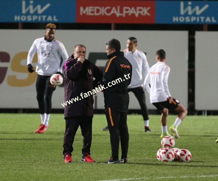 Galatasaray antrenmanında dikkat çeken detay