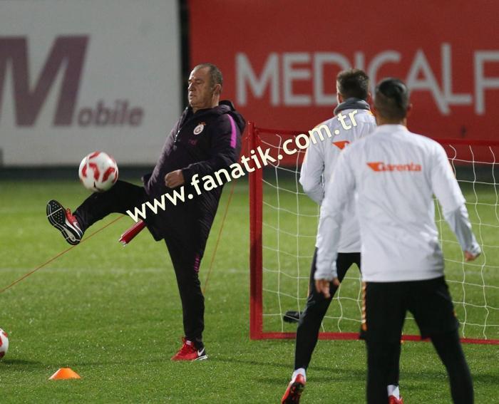 Galatasaray antrenmanında dikkat çeken detay