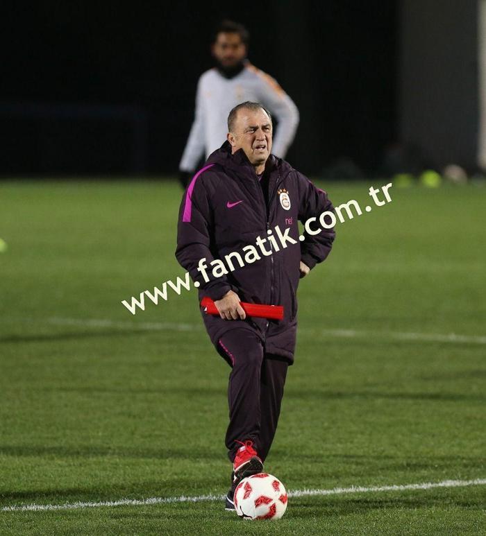 Galatasaray antrenmanında dikkat çeken detay