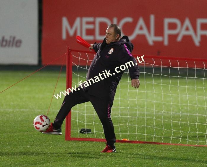 Galatasaray antrenmanında dikkat çeken detay