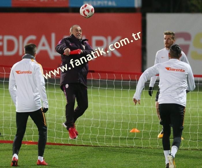 Galatasaray antrenmanında dikkat çeken detay