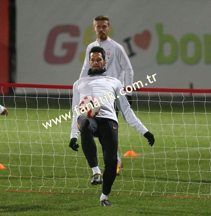 Galatasaray antrenmanında dikkat çeken detay