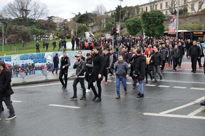 Beşiktaş şehitleri için anma töreni yapıldı