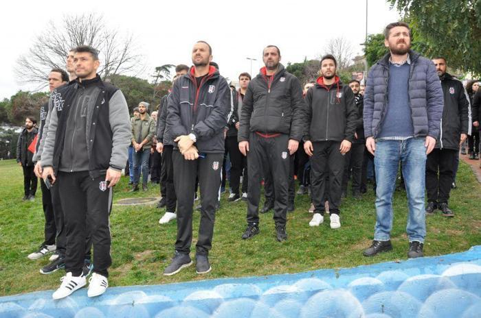 Beşiktaş şehitleri için anma töreni yapıldı