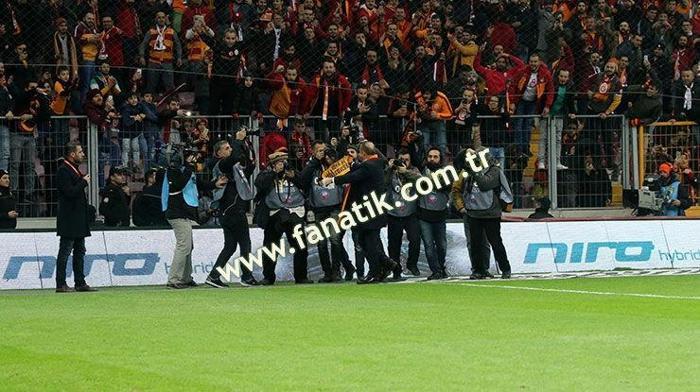 Fatih Terimin dönüşü ile o da ilk kez maça geldi