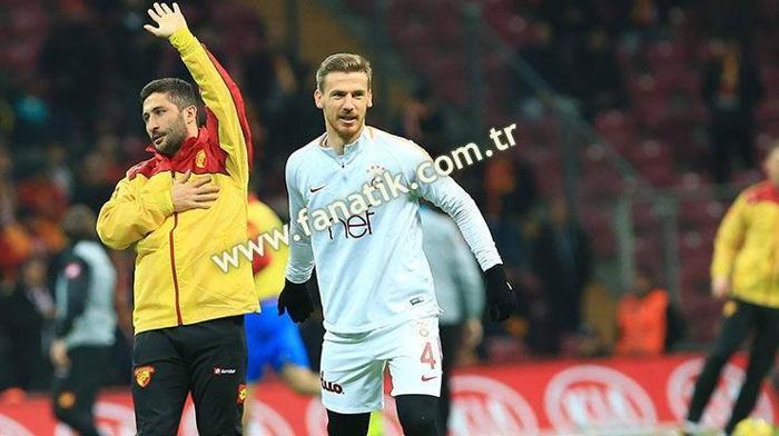 Fatih Terimin dönüşü ile o da ilk kez maça geldi