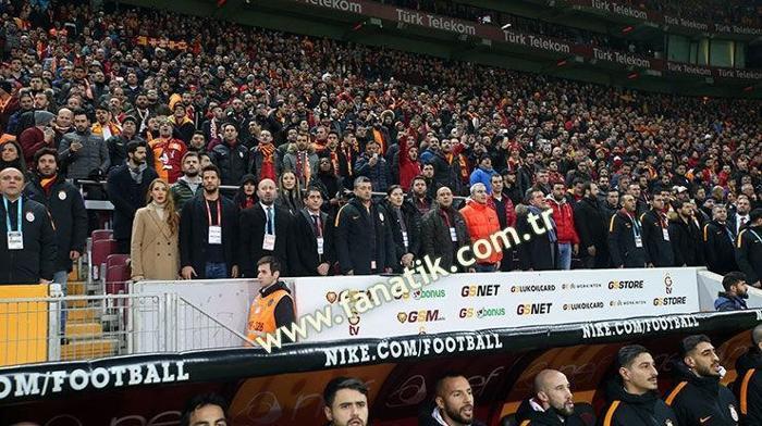 Fatih Terimin dönüşü ile o da ilk kez maça geldi