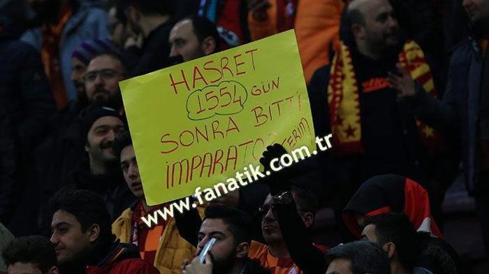 Fatih Terimin dönüşü ile o da ilk kez maça geldi