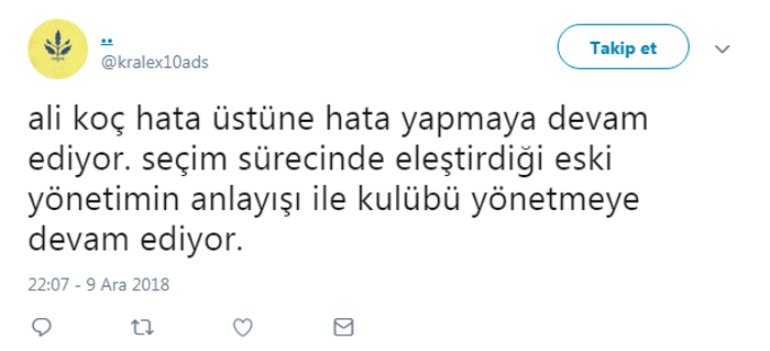 Fenerbahçeli taraftarlardan Ali Koç ve Comolliye büyük tepki
