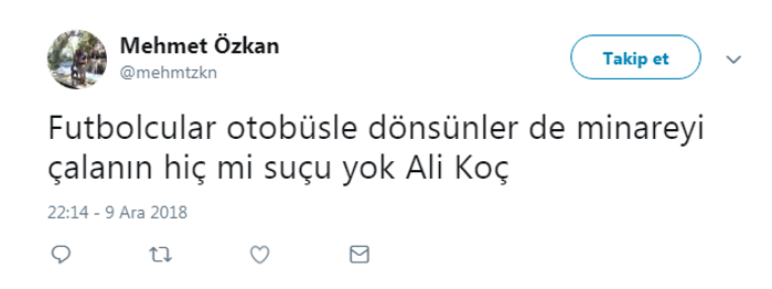 Fenerbahçeli taraftarlardan Ali Koç ve Comolliye büyük tepki