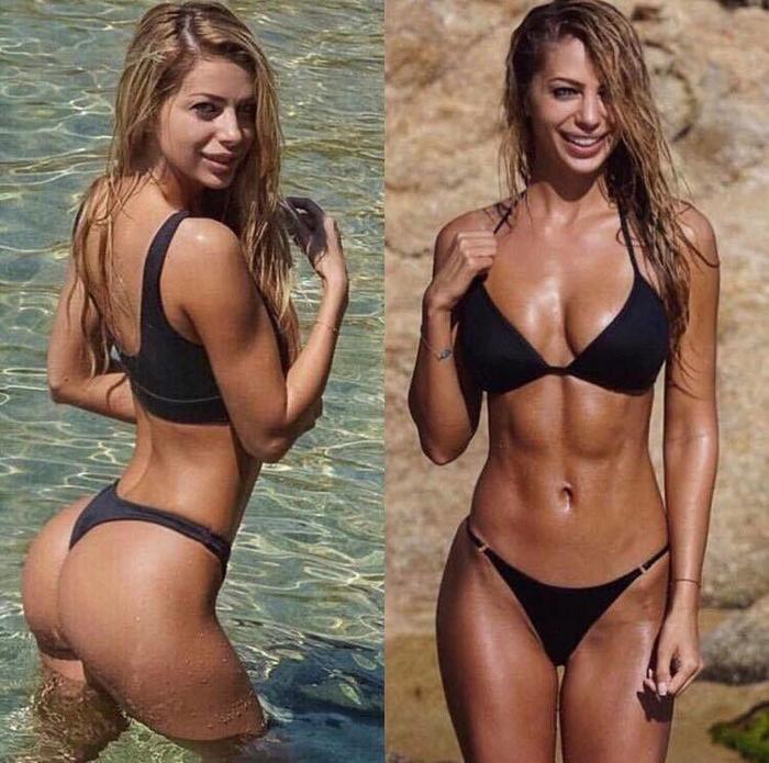 Güzel fitnessci Yanita Yancheva Türkiyeye gelmiş...