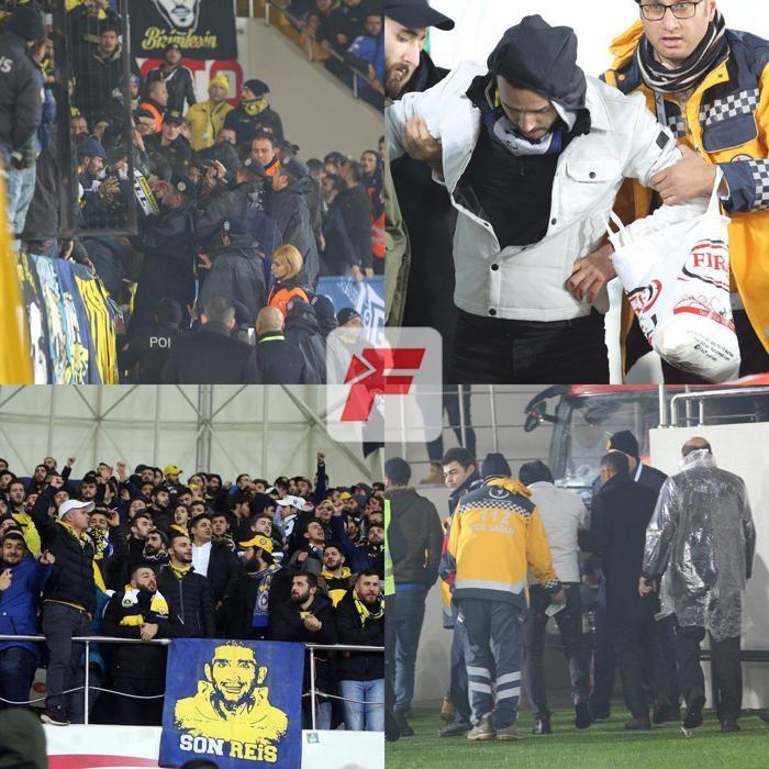 Fenerbahçe tribününde kavga çıktı 2 yaralı var