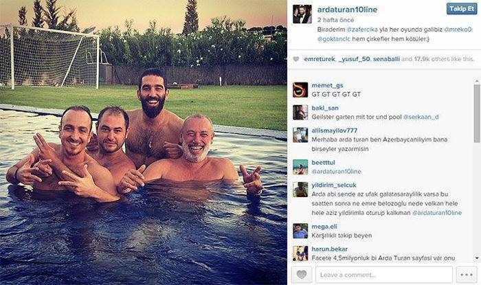 Arda Turan Instagramda