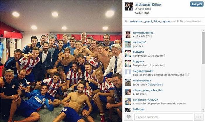 Arda Turan Instagramda