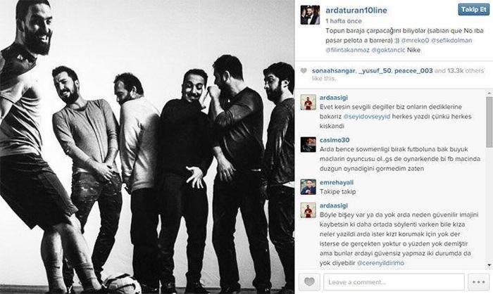 Arda Turan Instagramda