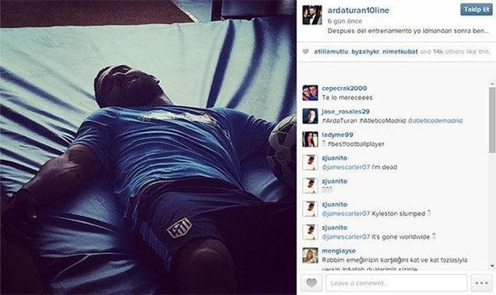 Arda Turan Instagramda