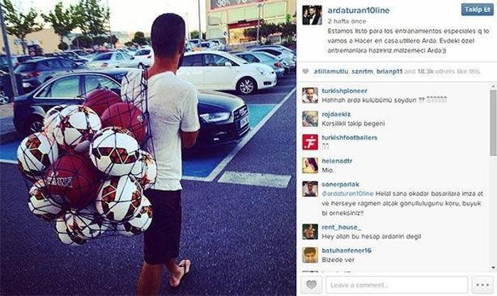 Arda Turan Instagramda