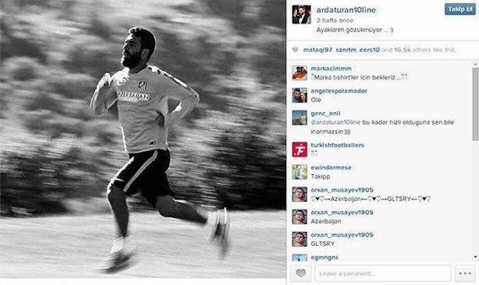 Arda Turan Instagramda
