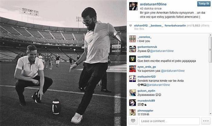 Arda Turan Instagramda